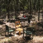 Illegal campsite in Woorim area